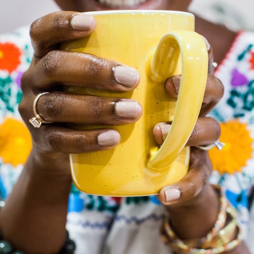 Anjelica Malone visits Juniper Natural Nails